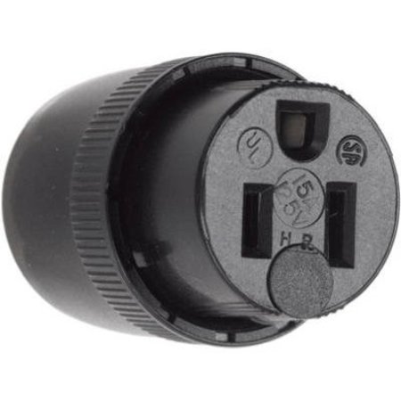 PASS & SEYMOUR 15A 125V BLK Connector 5296BKCC10